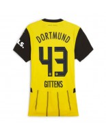 Borussia Dortmund Jamie Bynoe-Gittens #43 Domácí Dres pro Dámské 2024-25 Krátký Rukáv